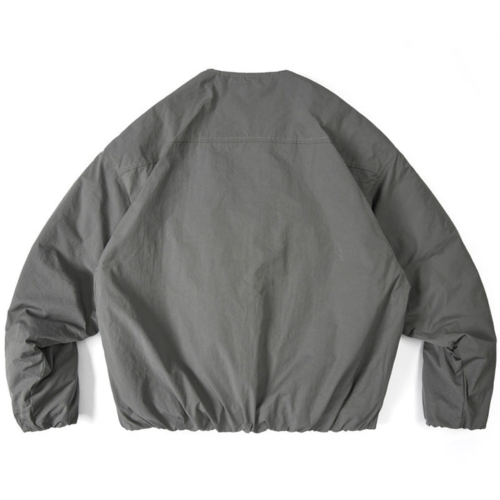 Japanese retro Silhouette Round Neck Loose-fitting Jacket