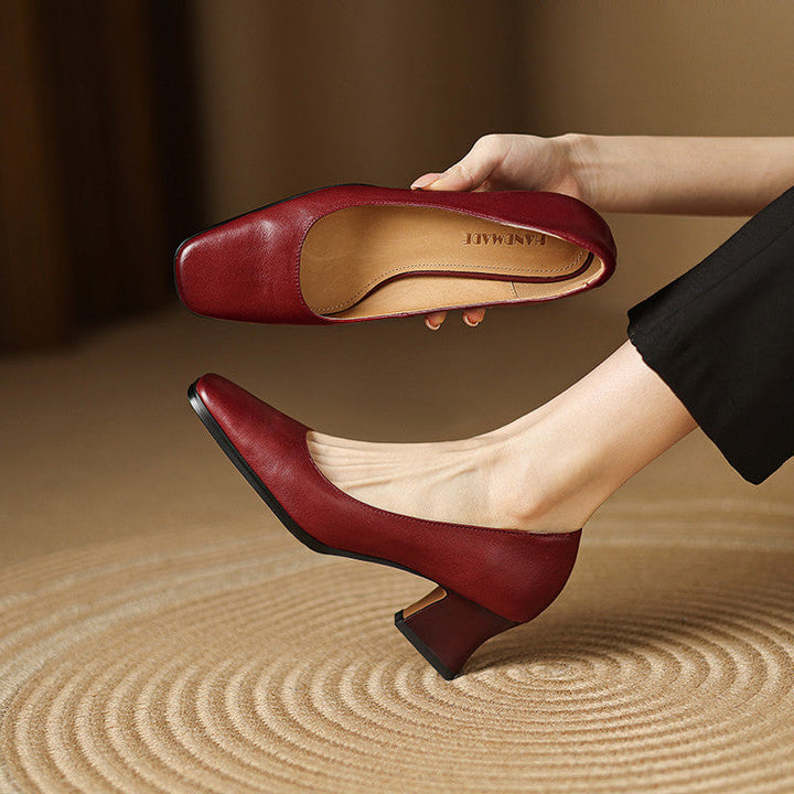Arlix Genuine Leather Heels