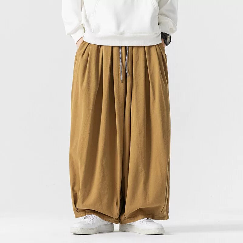 Japanese Straight-leg Casual Wide-leg Pants