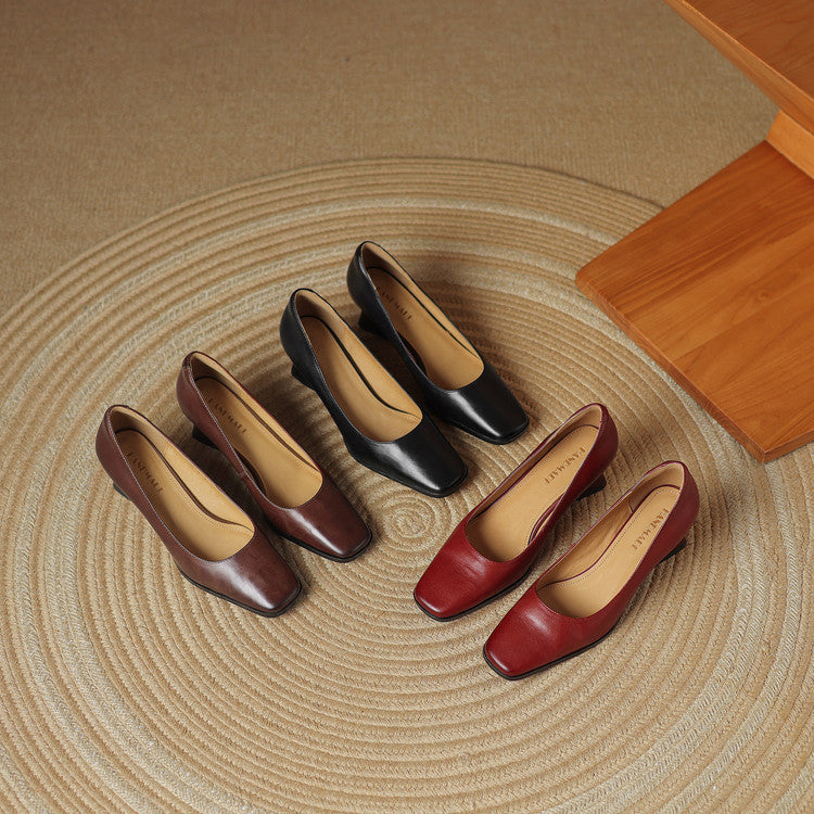 Arlix Genuine Leather Heels