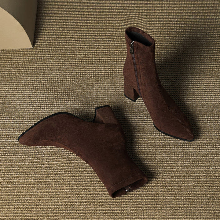 Alora Genuine Suede Boots
