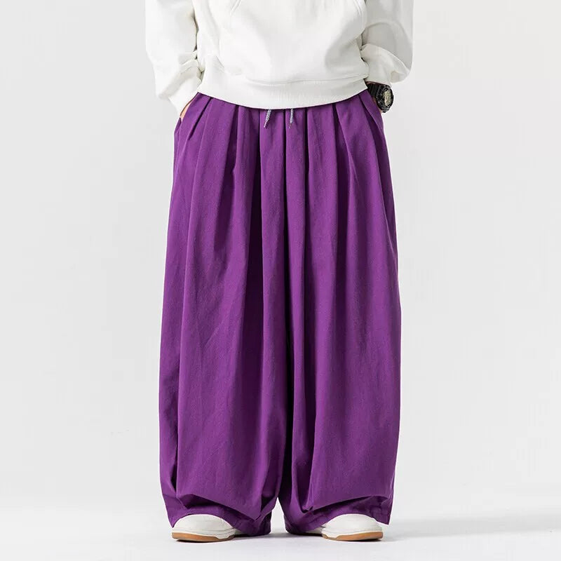 Japanese Straight-leg Casual Wide-leg Pants