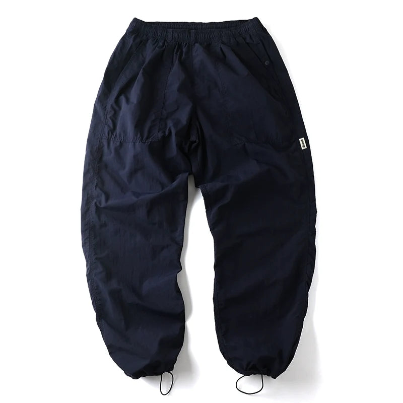 Khaki Japanese Waterproof Breathable Loose Casual Pants