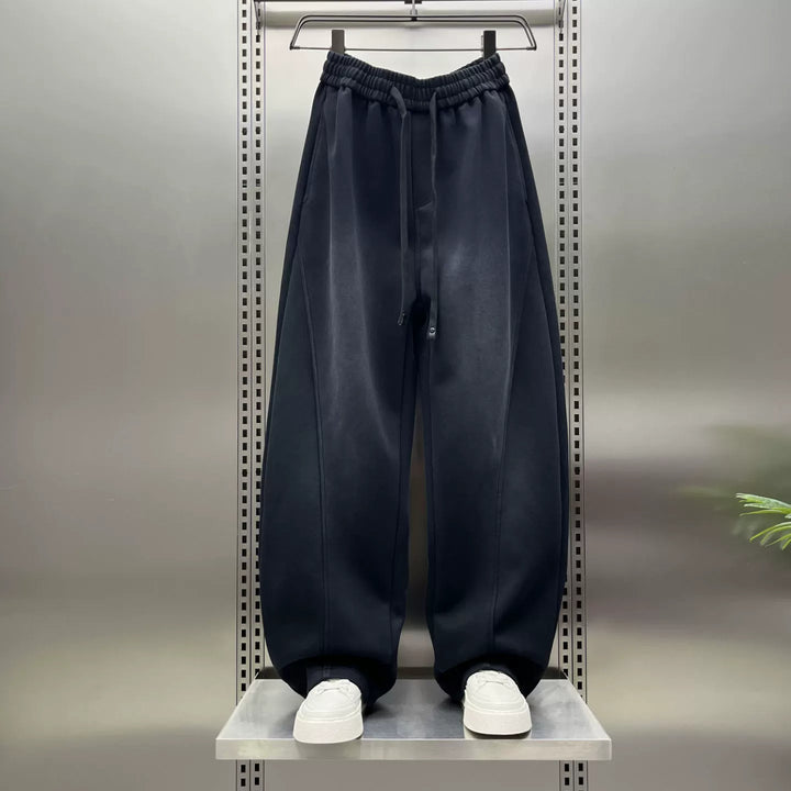 Wide-leg Casual Loose Curved Sweatpants