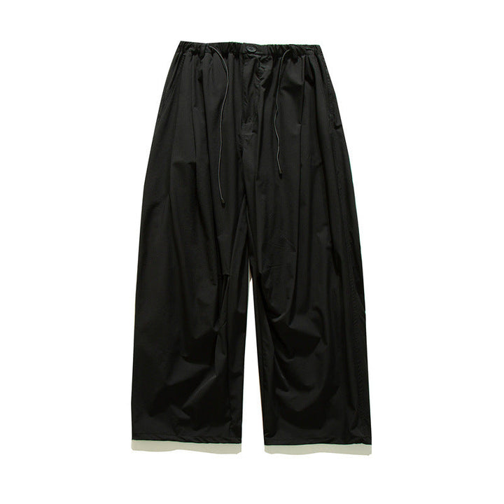 Japanese Lightweight Drawstring Straight-leg Casual Pants