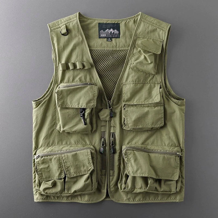 Multi-pocket Loose Casual Work Vest