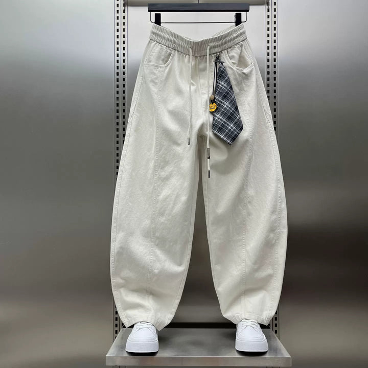 Elastic Waist Casual Loose Wide-leg Pants