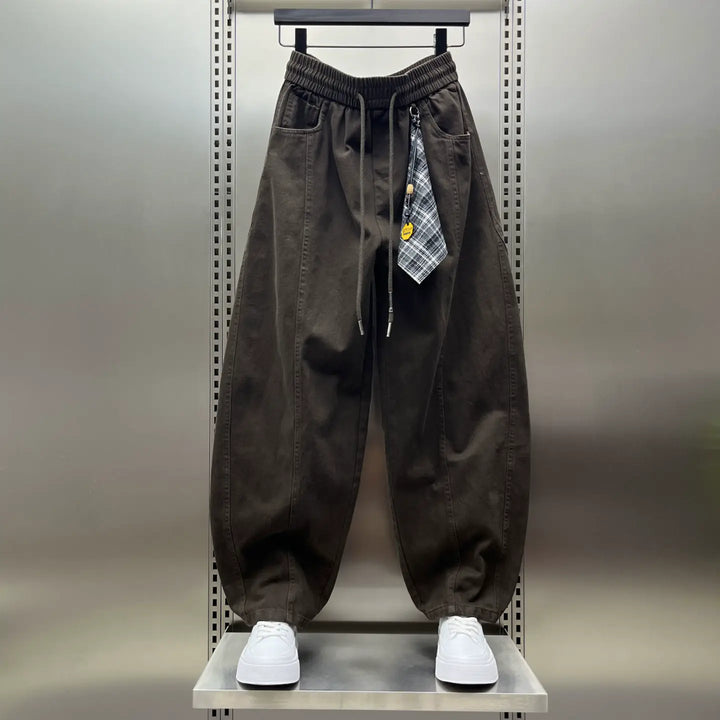 Elastic Waist Casual Loose Wide-leg Pants