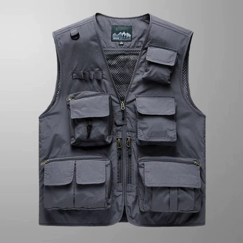 Multi-pocket Loose Casual Work Vest