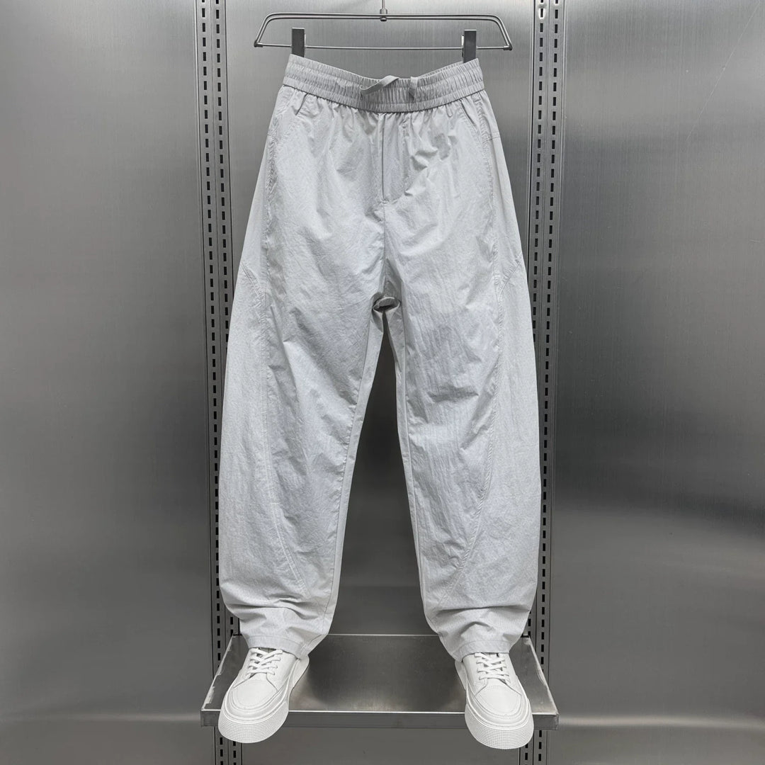 Breathable Loose-fitting Straight Drawstring Quick-drying Trousers