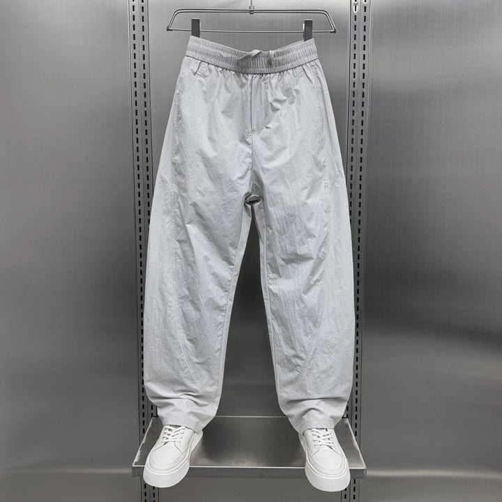 Breathable Loose-fitting Straight Drawstring Quick-drying Trousers