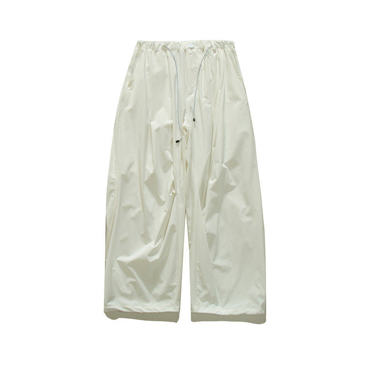 Japanese Lightweight Drawstring Straight-leg Casual Pants