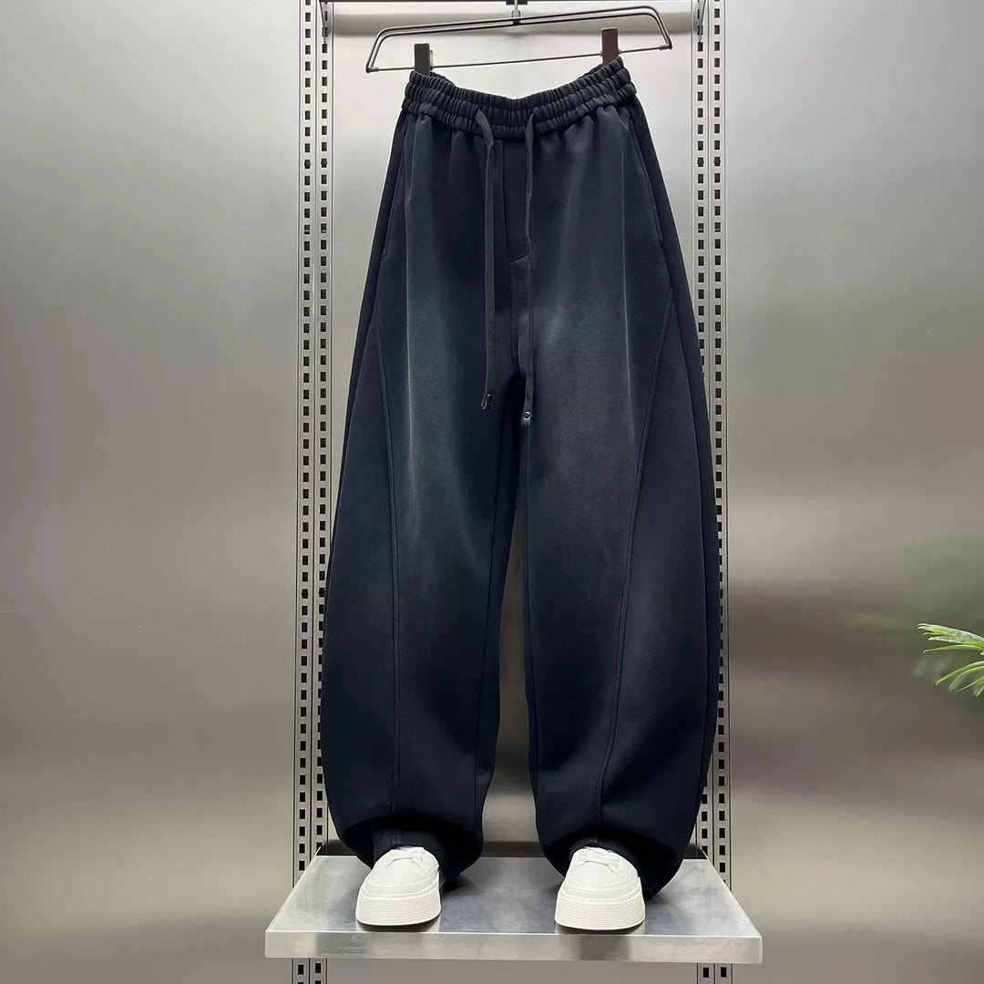 Wide-leg Casual Loose Curved Sweatpants
