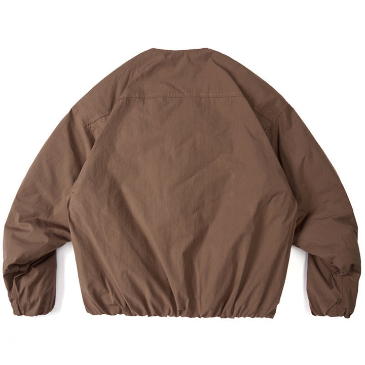 Japanese retro Silhouette Round Neck Loose-fitting Jacket