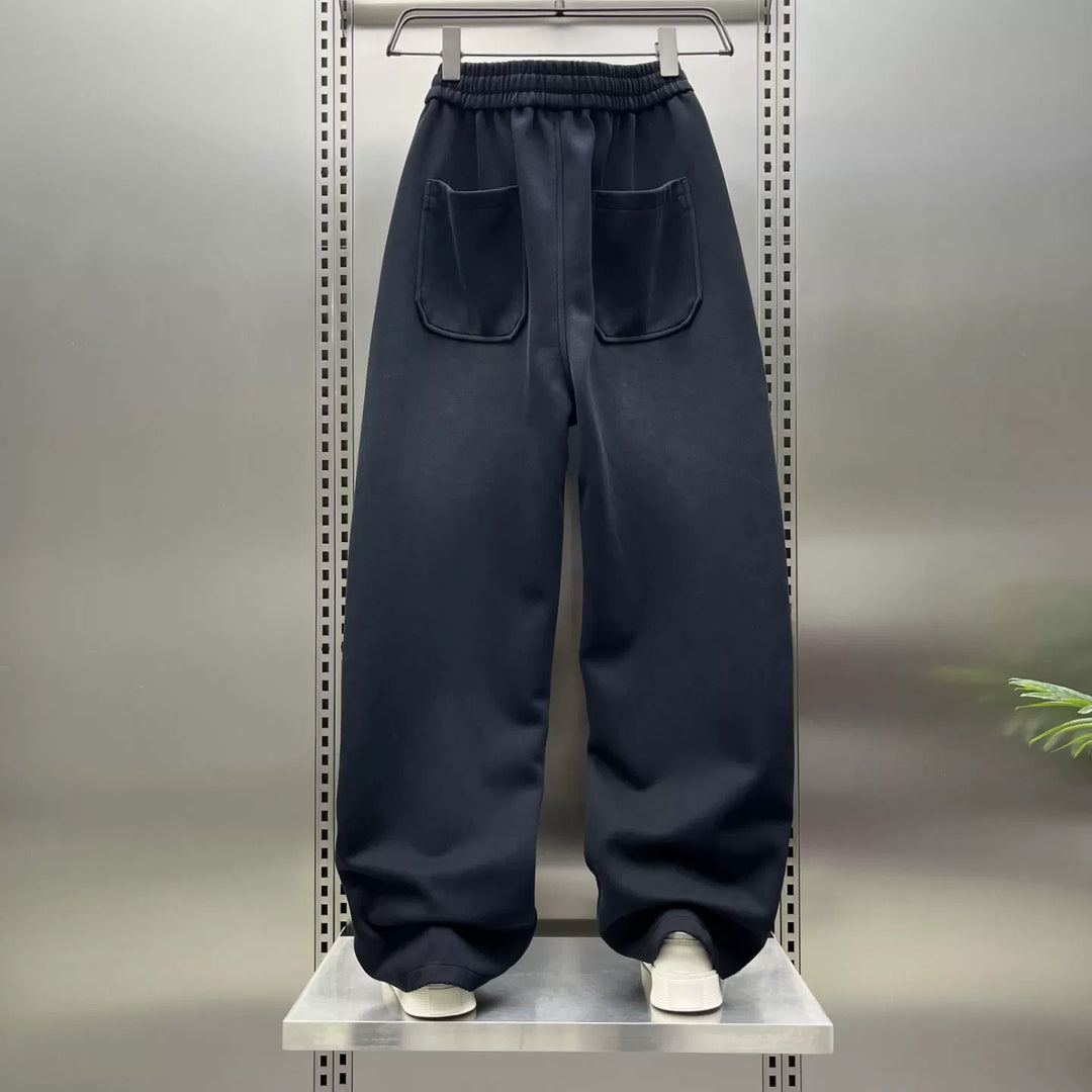Wide-leg Casual Loose Curved Sweatpants