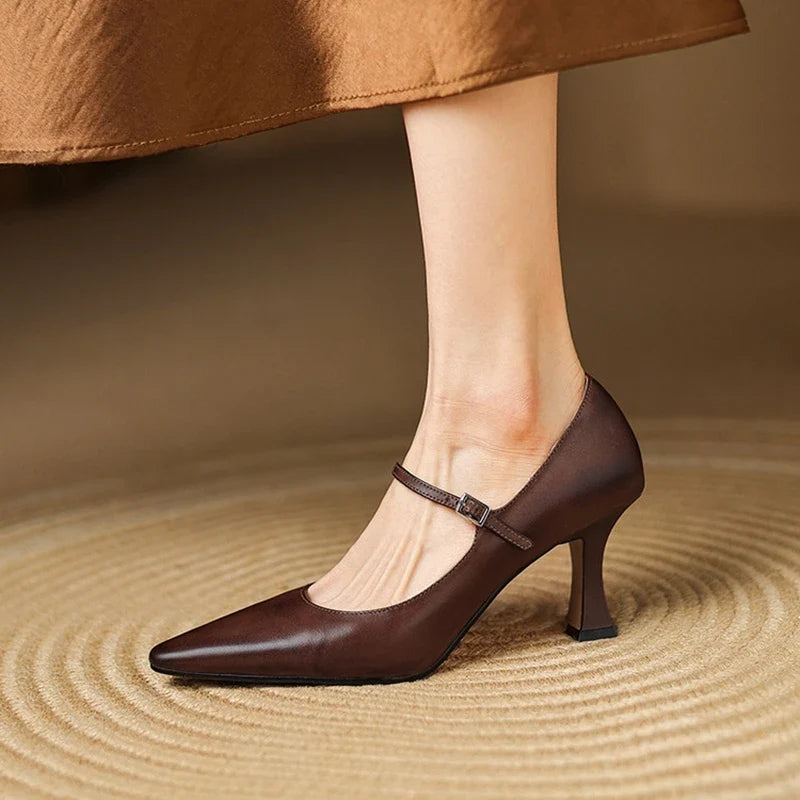 Samara Genuine Leather Heels