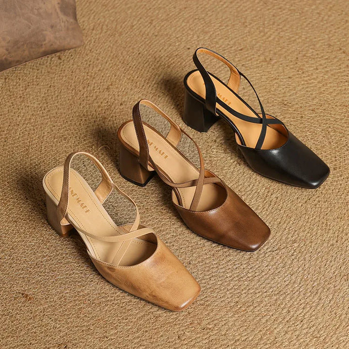 Petra Genuine Leather Heels