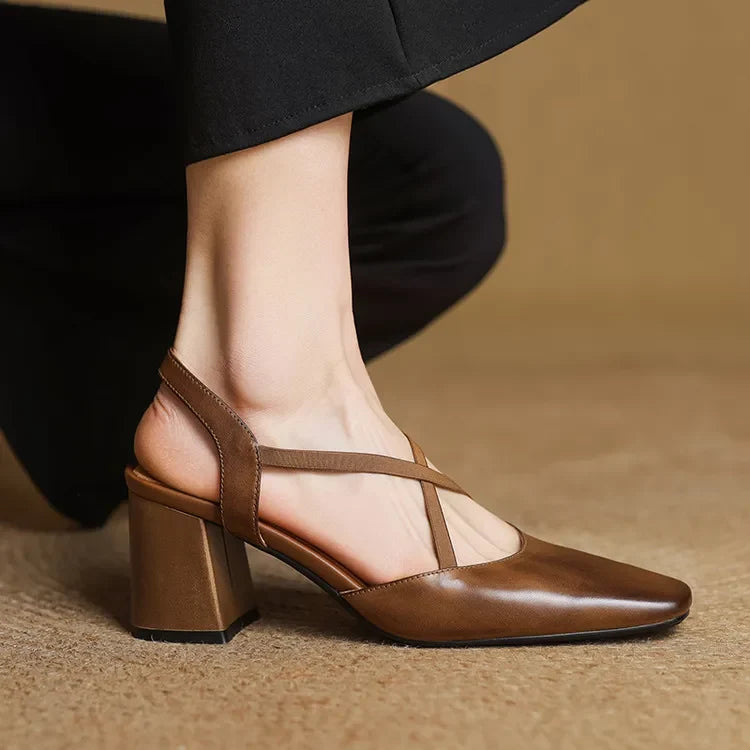 Petra Genuine Leather Heels