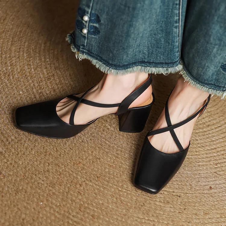 Petra Genuine Leather Heels
