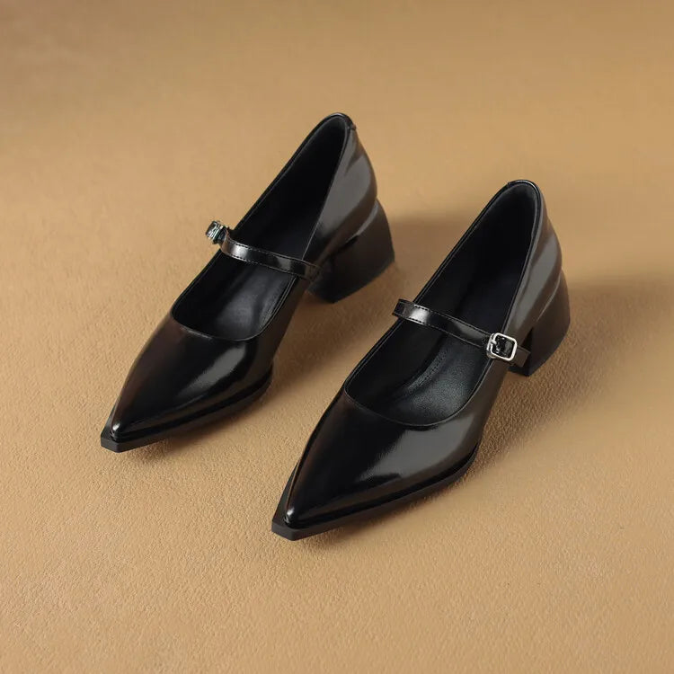 Allure Genuine Leather Heels