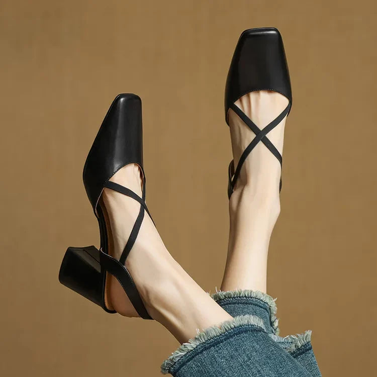 Petra Genuine Leather Heels