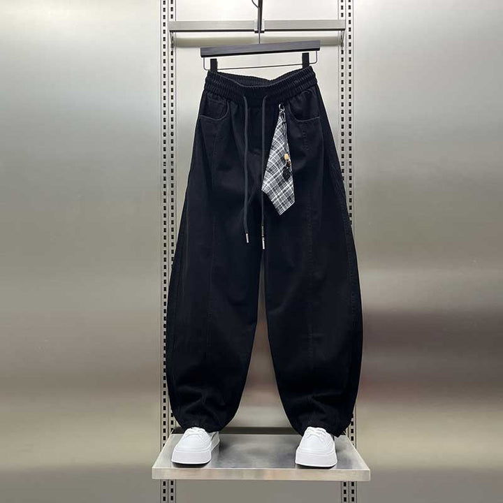 Elastic Waist Casual Loose Wide-leg Pants