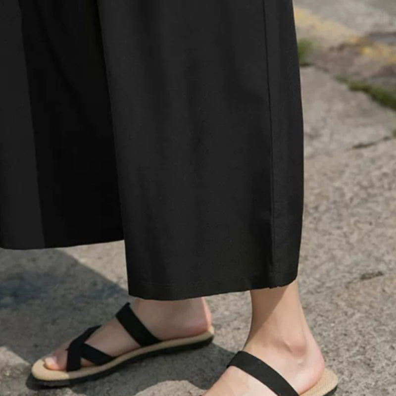 Ice Silk Thin Loose Wide-leg Casual Pants