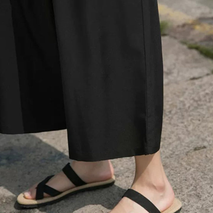 Ice Silk Thin Loose Wide-leg Casual Pants