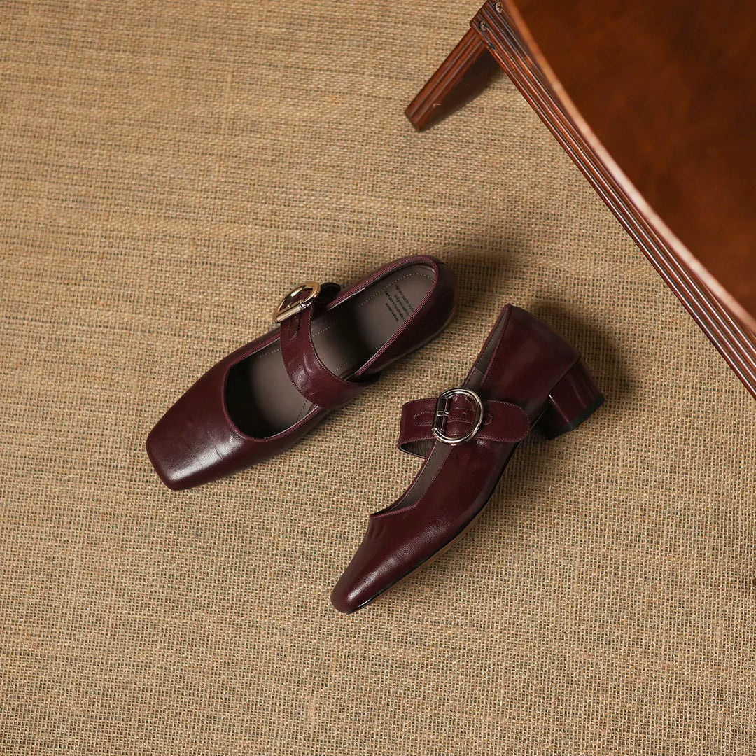 Vivi Genuine Leather Heels