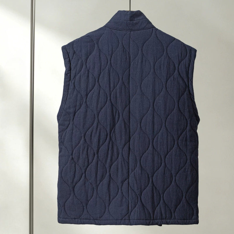 Cotton-lined Warm Sleeveless Vest