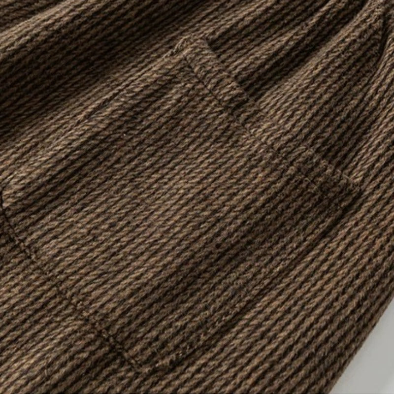 Loose Heavyweight Woolen Balloon Trousers