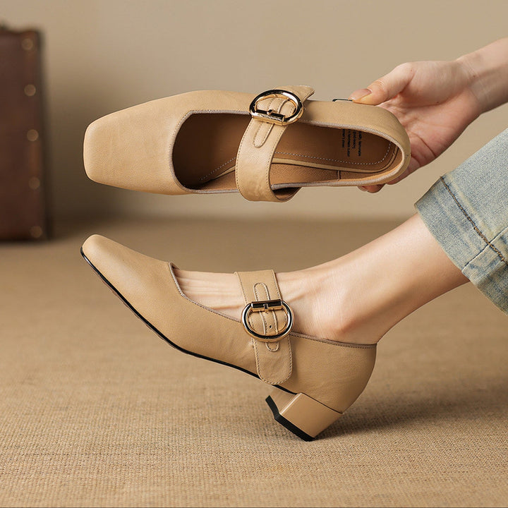 Vivi Genuine Leather Heels
