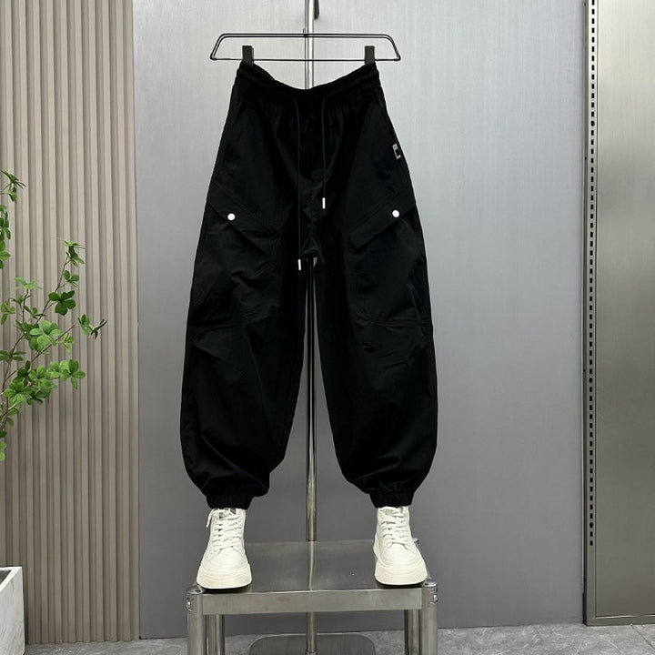 Lightweight Quick-dry Cargo Pants Multi Pocket Loose Fit Joggers