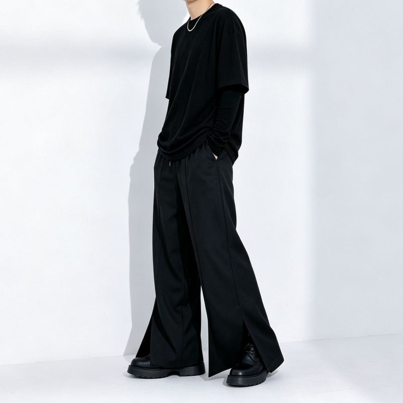 Japanese Loose High-waist Straight Wide-leg Pants