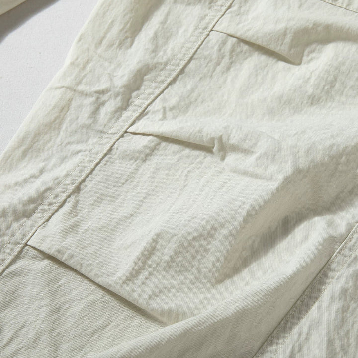 Multi-pocket Loose-fitting Wide-leg Pants
