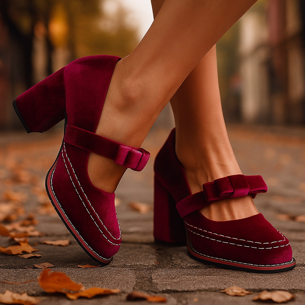 Clair Block Heels