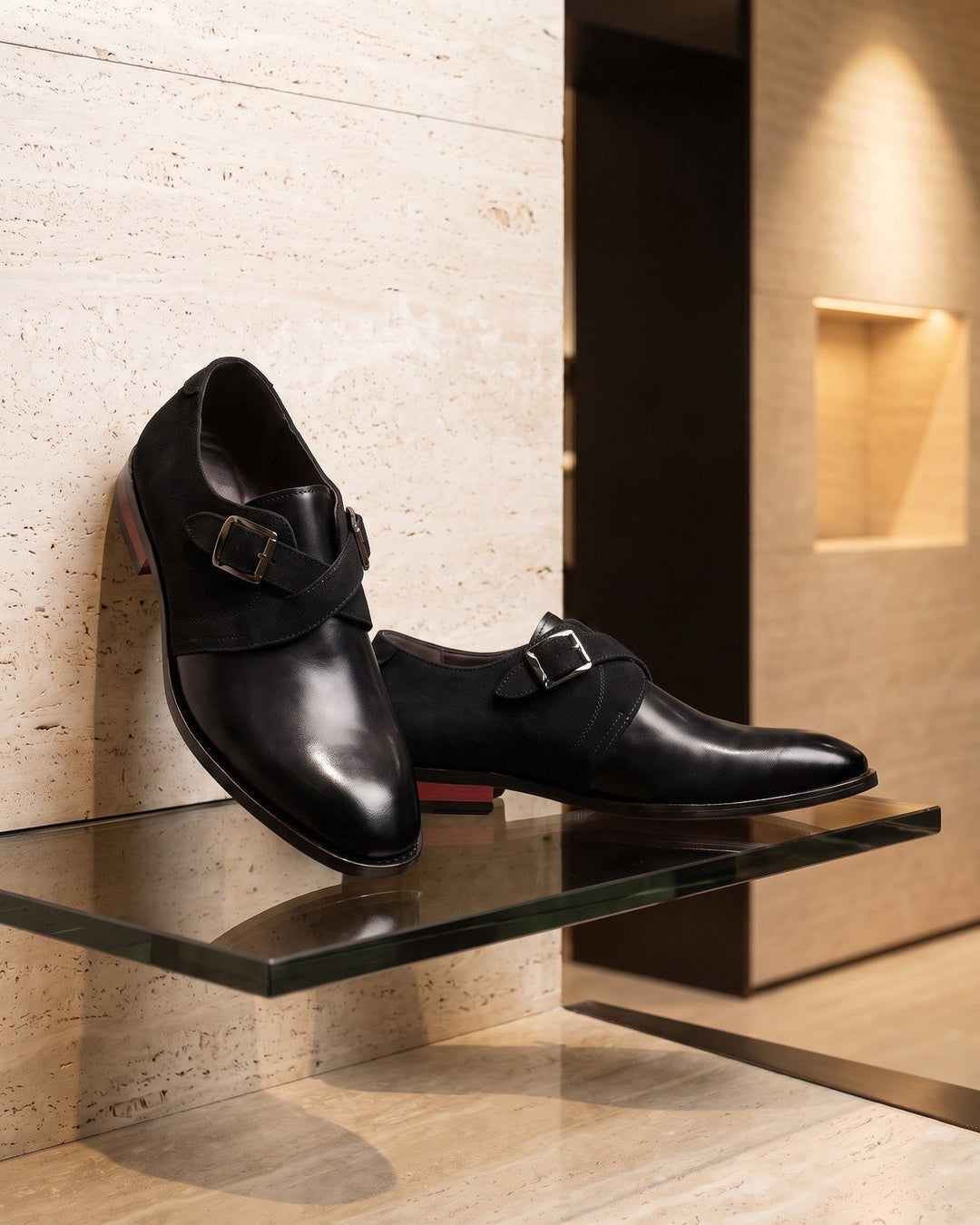 Benito Leather Monk Strap