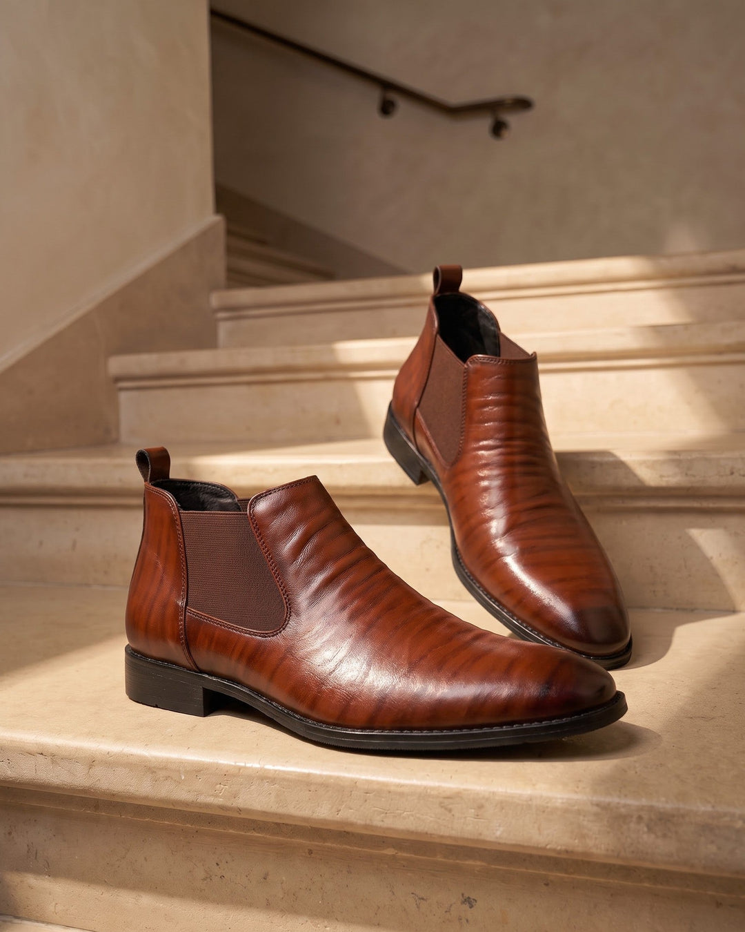 Zeno Leather Chelsea Boot