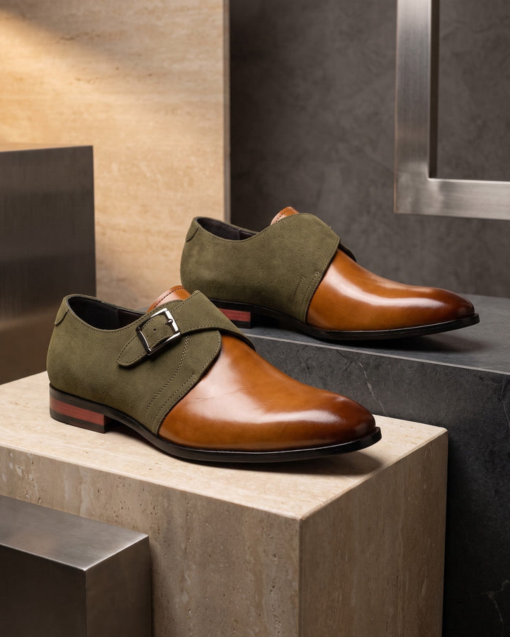 Benito Leather Monk Strap