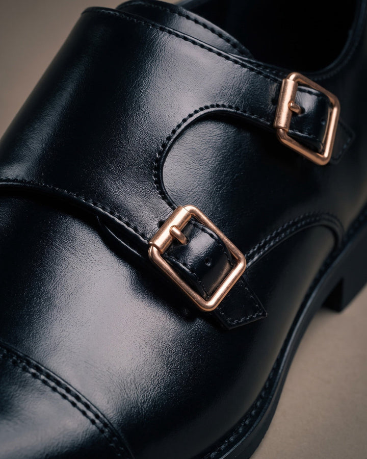 Severino Leather Monk Strap