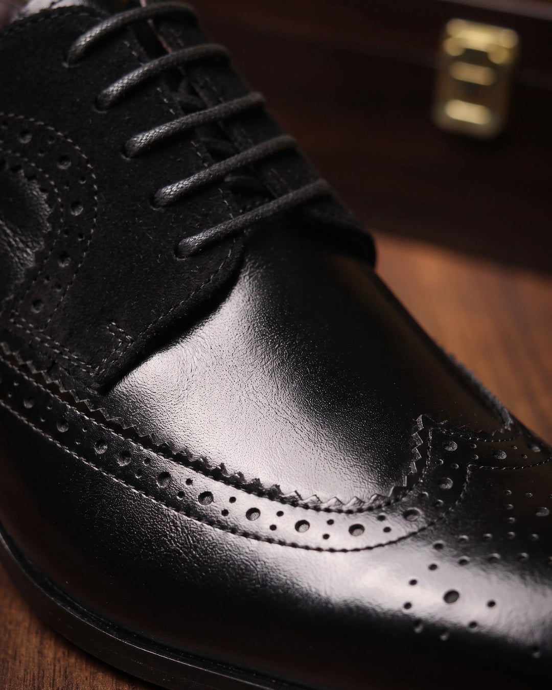 Alvaro Faux Leather Brogue