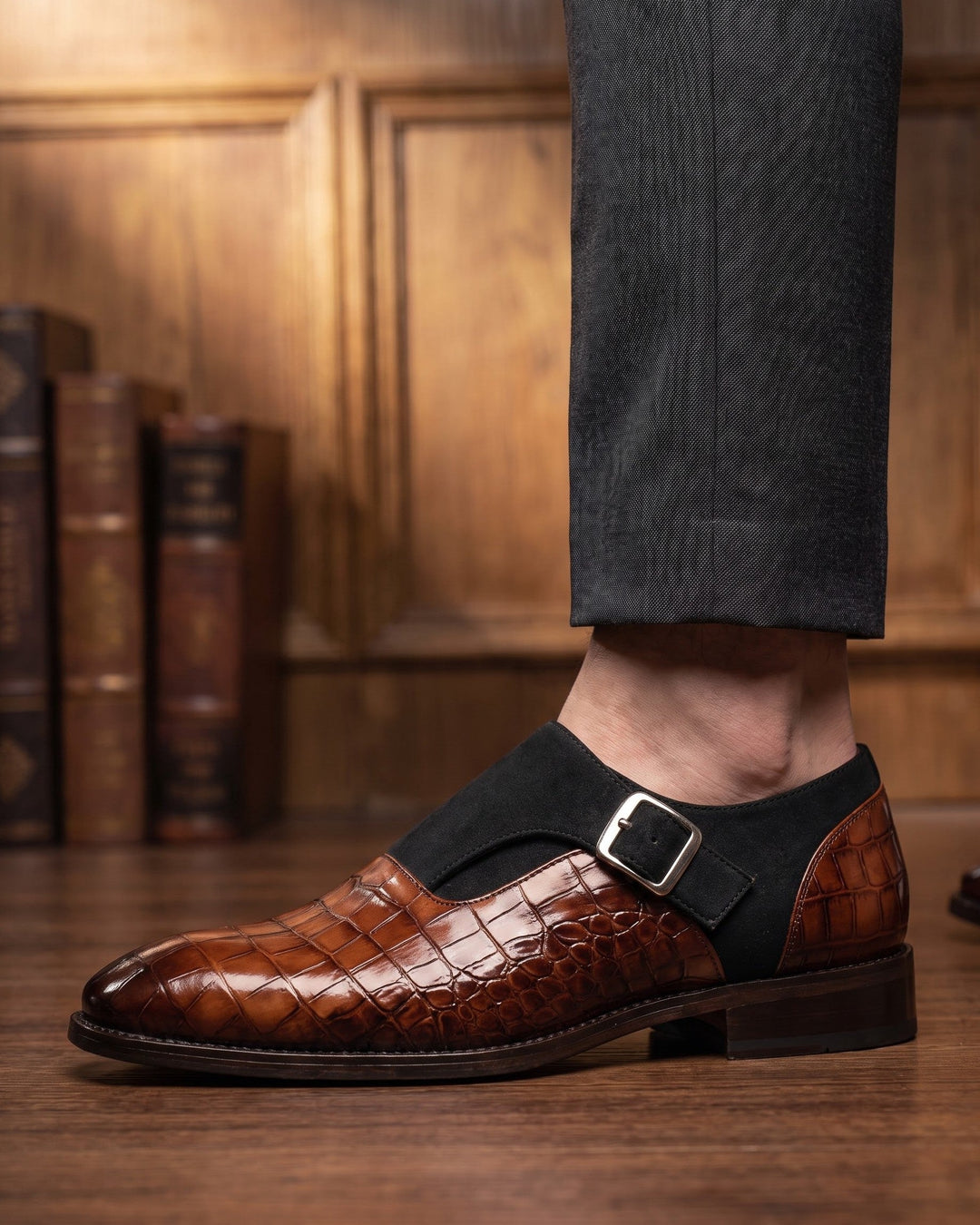 Pablo Leather Monk Strap