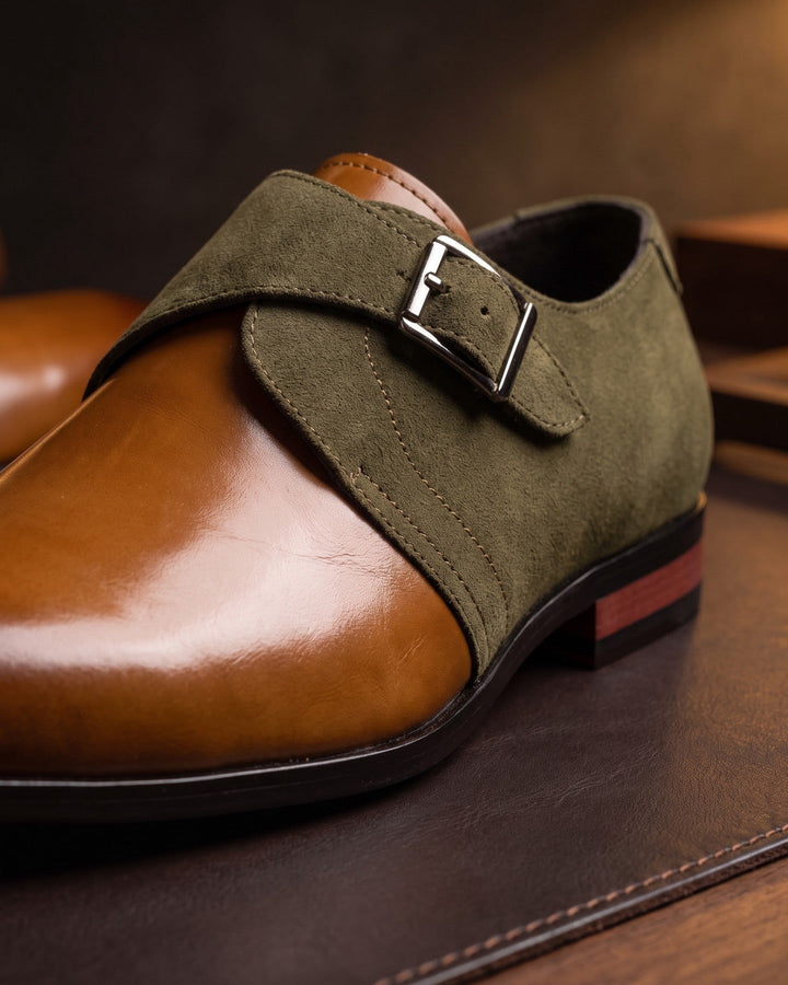 Benito Leather Monk Strap