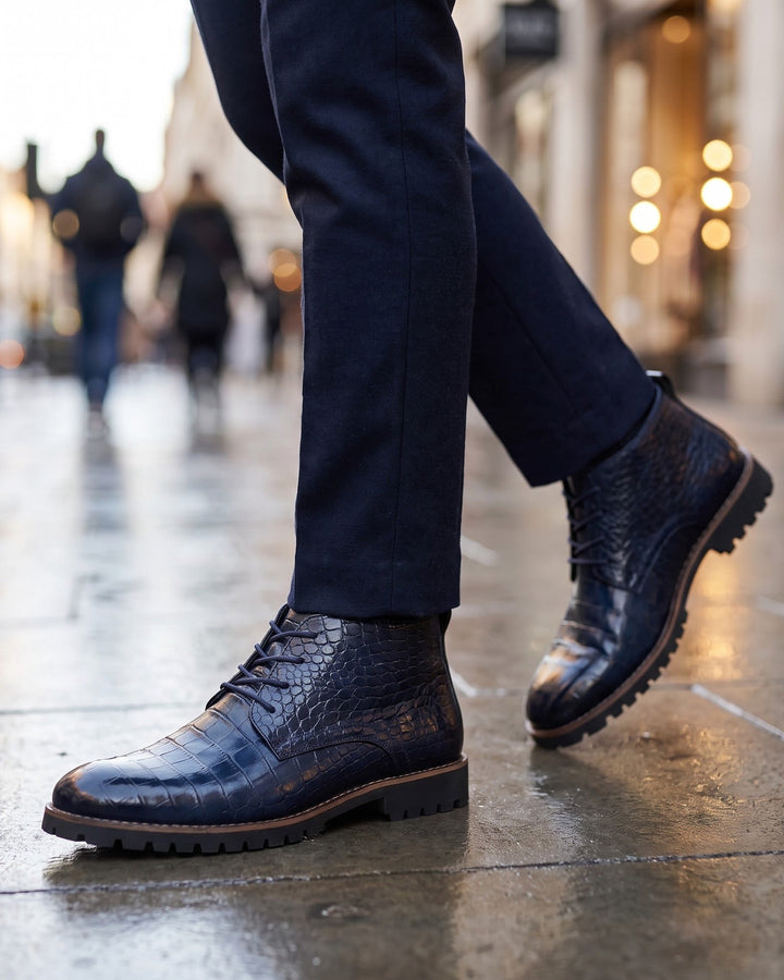 Domenico Leather Chukka Boot