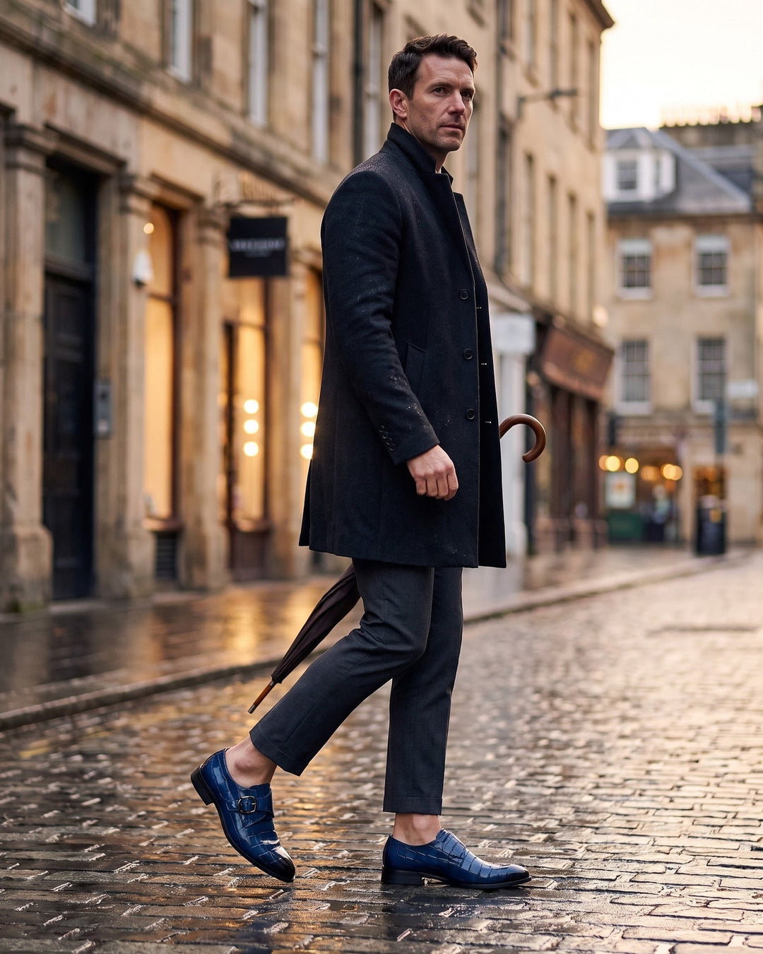 Paolo Leather Monk Strap