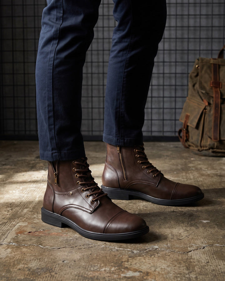 Octavio Leather-Look Boot
