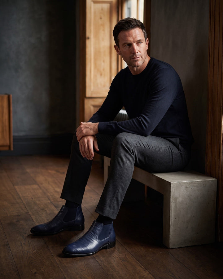 Zeno Leather Chelsea Boot