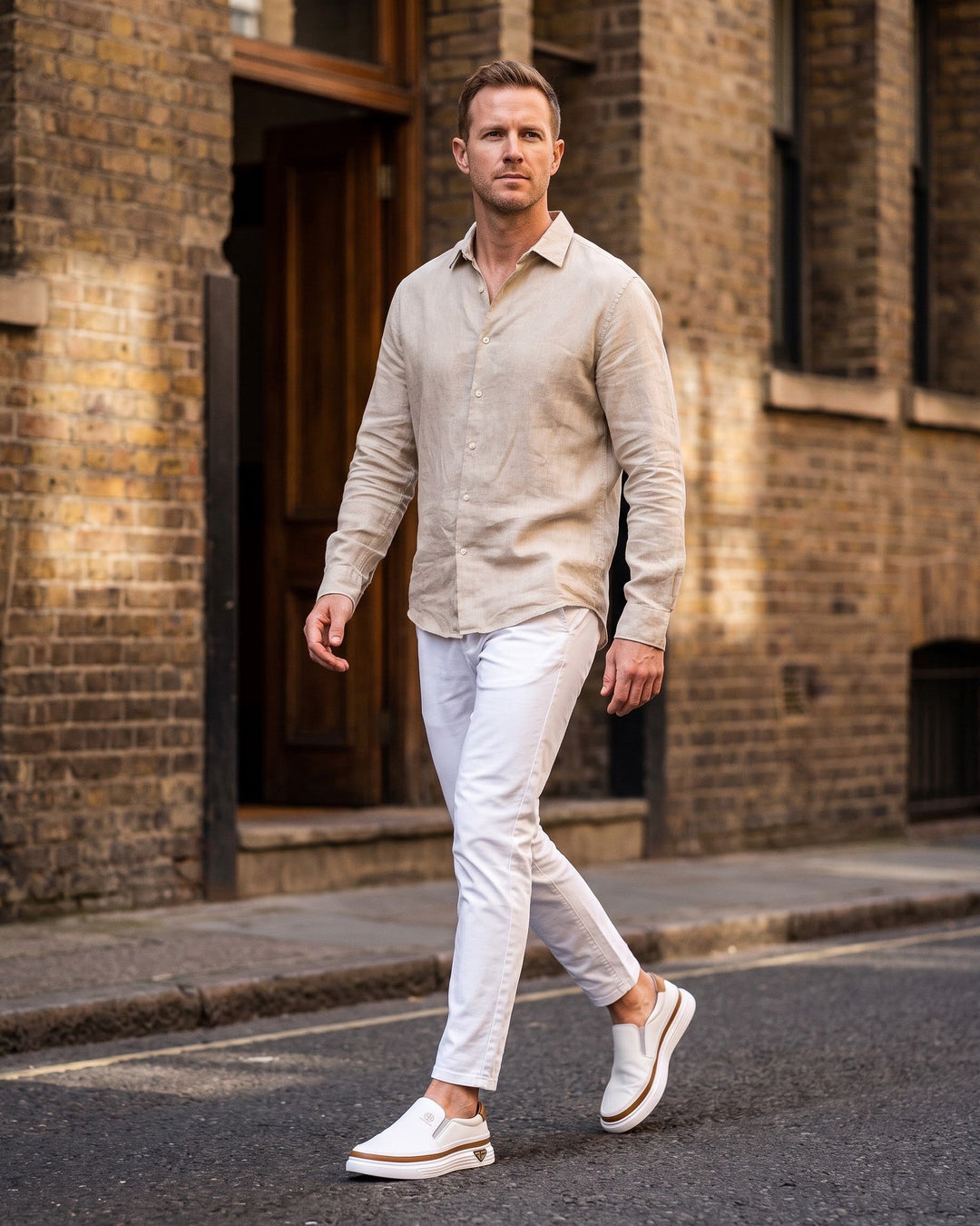 Ludovico Leather Slip-On