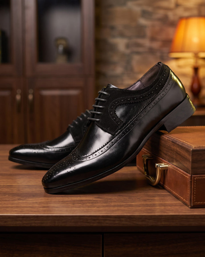 Alvaro Faux Leather Brogue