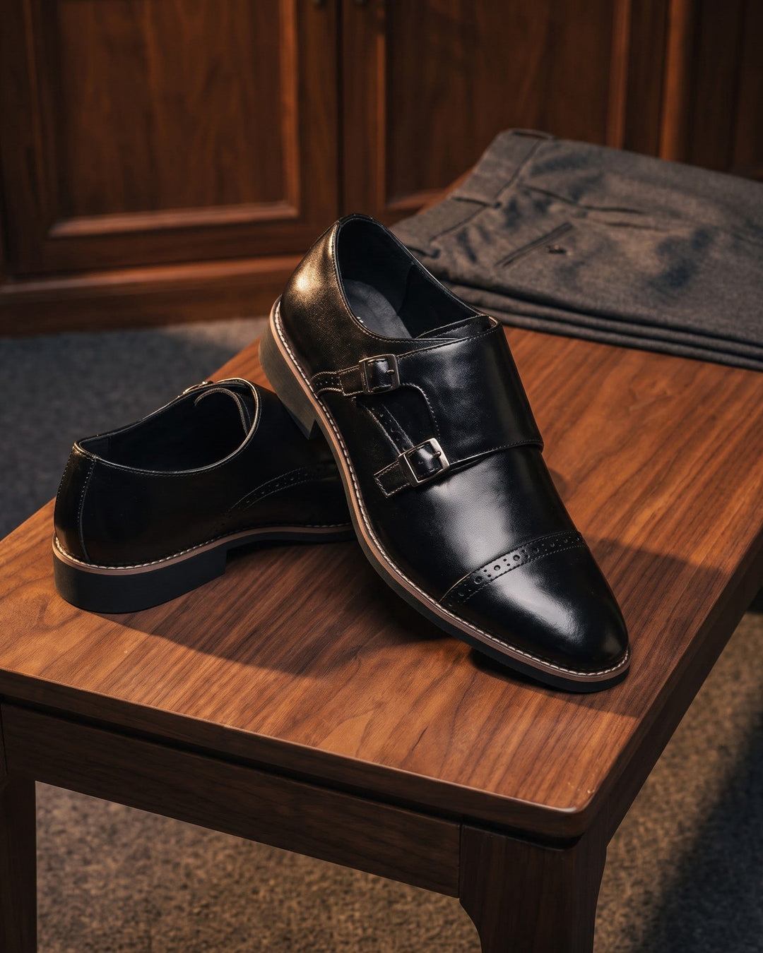 Julian Leather Monk Strap